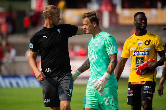Malmö FFs målvakt Johan Dahlin