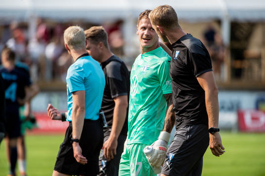 Malmö FFs målvakt Johan Dahlin