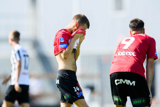 Trelleborgs Måns Söderqvist och Dzenis Kozica deppar