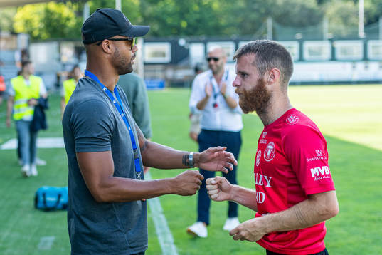 Trelleborgs sportchef Salif Camara Jönsson och Måns