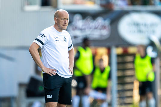 Landskronas tränare Billy Magnusson deppar