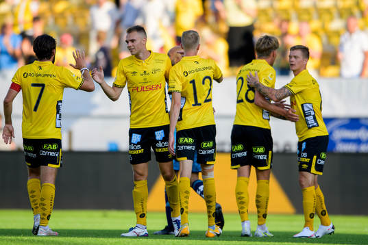 Elfsborgs spelare jublar