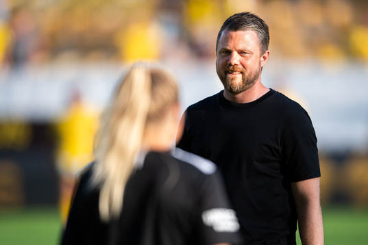 Elfsborgs manager Jimmy Thelin är glad
