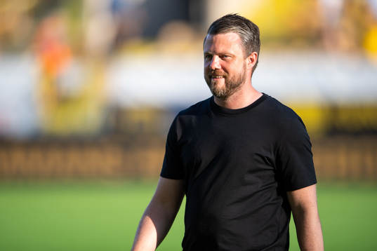 Elfsborgs manager Jimmy Thelin är glad