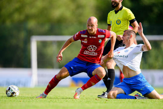Östers Jonathan Drott   och Värnamos Oscar Johansson