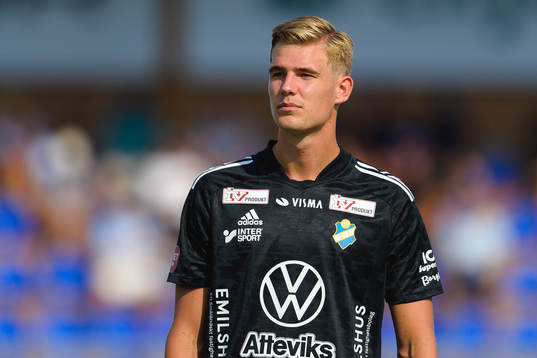 Östers målvakt Mathias Nilsson