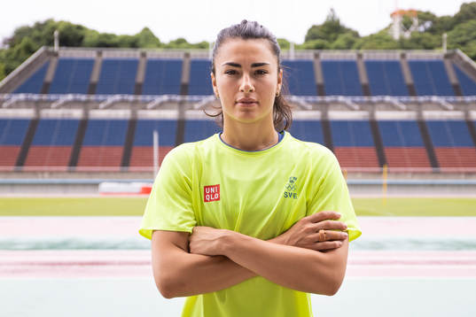 Zecira Musovic of the Swedish national women’s football