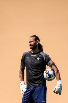 AFC Eskilstunas målvaktstränare Johan Sellberg-Wiland