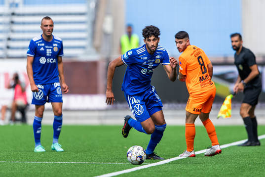 Sundsvalls Paya Pichkah och AFC Eskilstunas André Alsanati