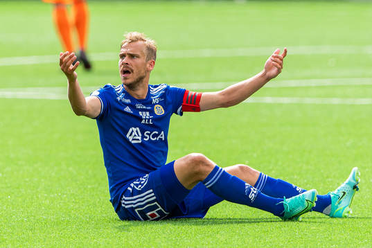 Sundsvalls Pontus Engblom reagerar