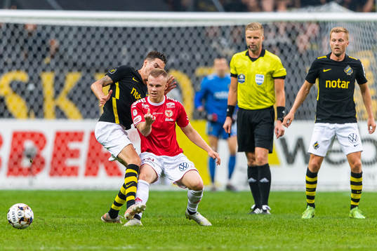 s Mikael Lustig och Kalmars Isak Jansson