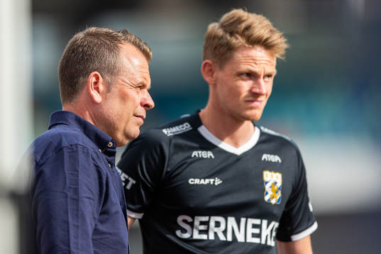 IFK Göteborgs tränare Mikael Stahre och assisterande