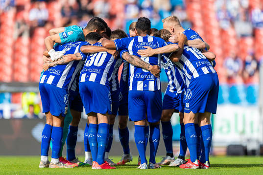 IFK Göteborgs spelare samlas