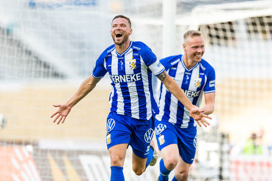 IFK Göteborgs Marcus Berg jublar