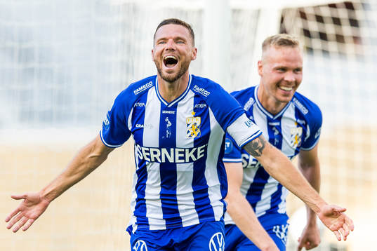 IFK Göteborgs Marcus Berg jublar
