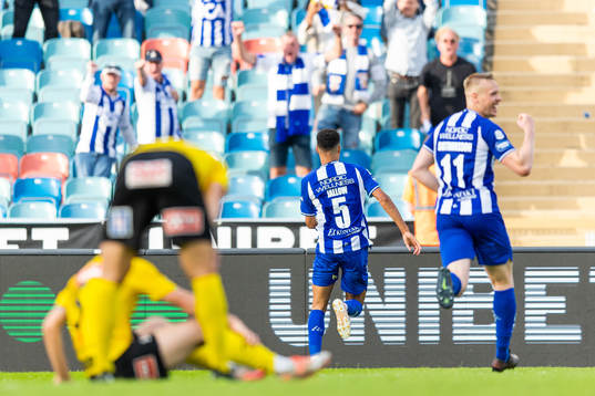 IFK Göteborgs Alexander Jallow jublar