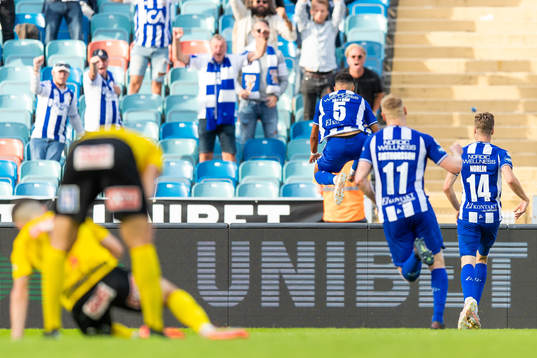 IFK Göteborgs Alexander Jallow jublar