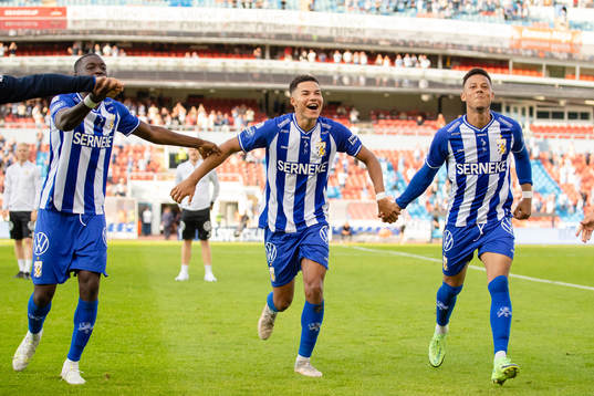 IFK Göteborgs Yahya Kalley, Alexander Jallow och Tobias