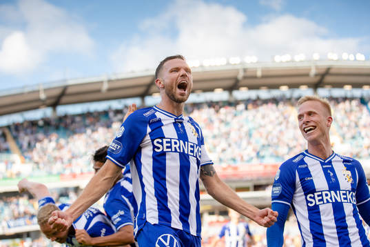 IFK Göteborgs Marcus Berg jublar