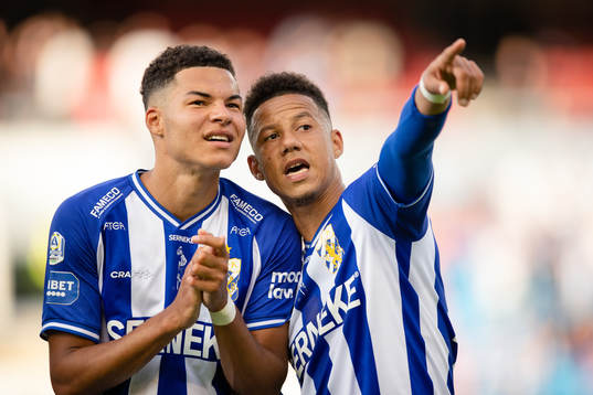 IFK Göteborgs Alexander Jallow och Tobias Sana