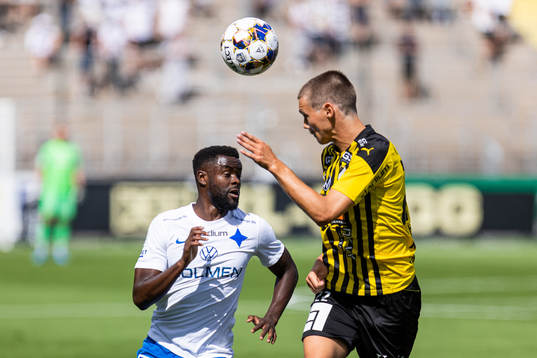 IFK Norrköpings Maic Sema och Häckens Tobias Carlsson