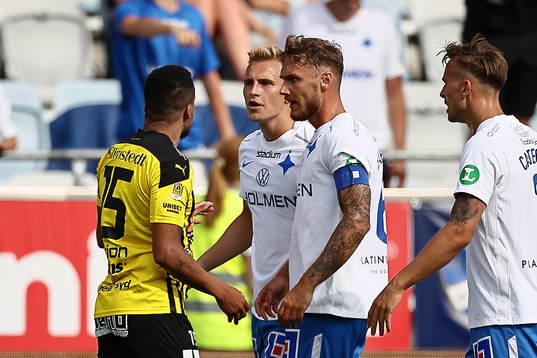 Häckens Martin Olsson, IFK Norrköpings Marco Lund Nielsen