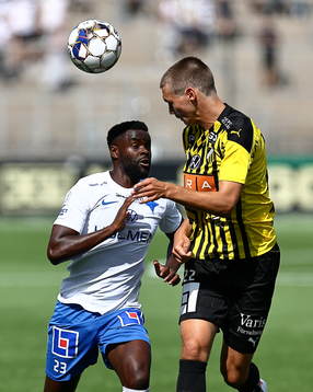 IFK Norrköpings Maic Sema och Häckens Tobias Carlsson