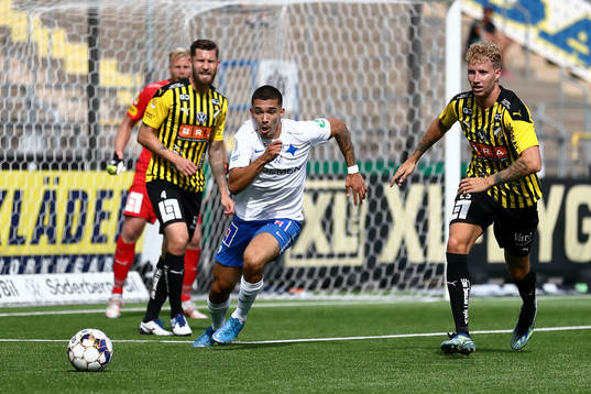 IFK Norrköpings Lucas Lima och Häckens Samuel Gustafson