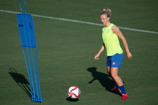 Rebecka Blomqvist of the Swedish national women’s