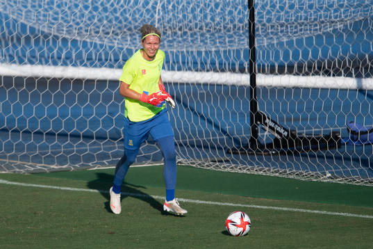Jennifer Falk of the Swedish national women’s football