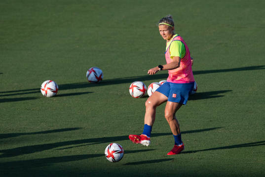 Hanna Glas of the Swedish national women’s football team