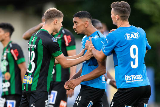 Varbergs Oliver Alfonsi i bråk med Halmstads Amir Al-Ammari