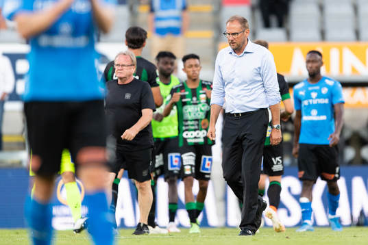 Halmstads manager Magnus Haglund