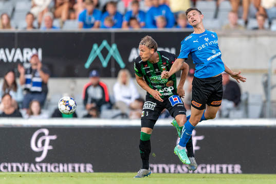 Varbergs Hampus Zachrisson och Halmstads Marcus Antonsson