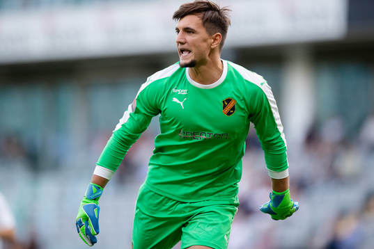 Vasalunds målvakt Radu Mitu