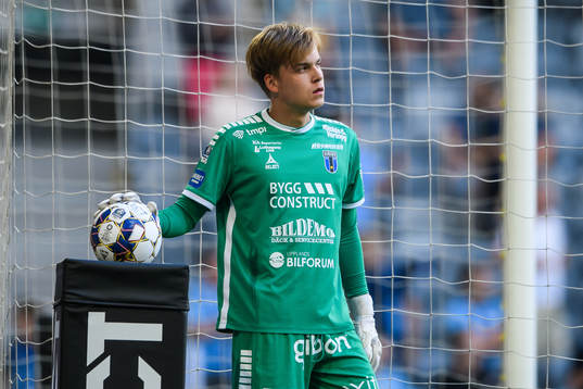 Sirius målvakt Hannes Sveijer deppar