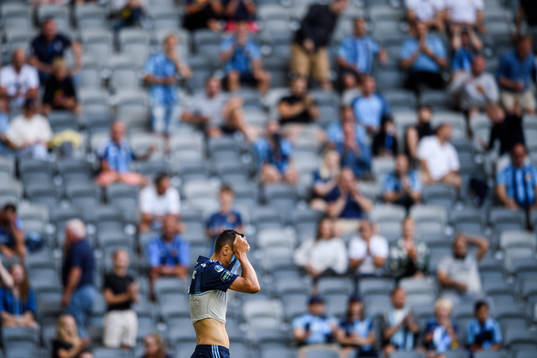 Djurgårdens Haris Radetinac deppar