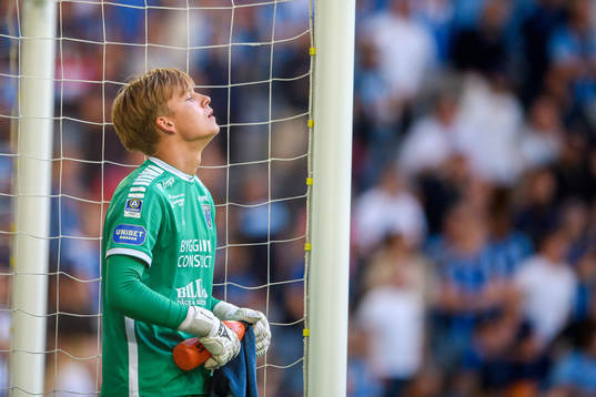 Sirius målvakt Hannes Sveijer deppar