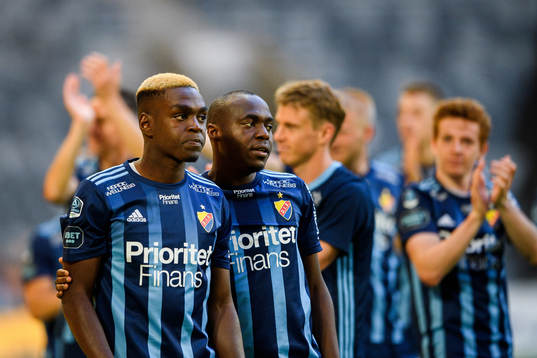 Djurgårdens Joel Asoro och Edward Chilufya