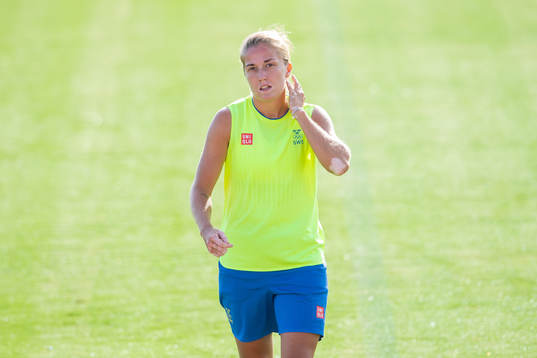 Filippa Angeldahl of the Swedish national women's football