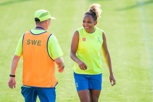 Madelen Janogy of the Swedish national women's football