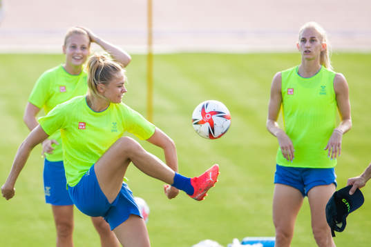 Anna Anvegård, Fridolina Rolfö and Sofia Jakobsson of the