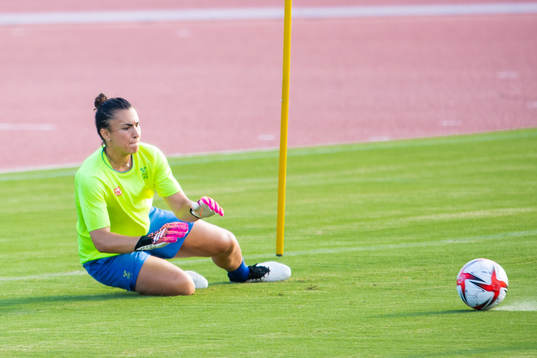 Zecira Musovic of the Swedish national women's football