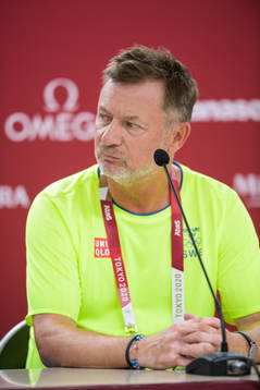 Head coach Peter Gerhardsson of the Swedish national