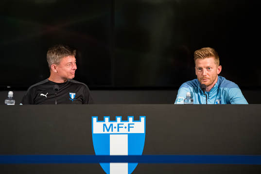 Jon Dahl Tomasson, head coach and Anders Christiansen