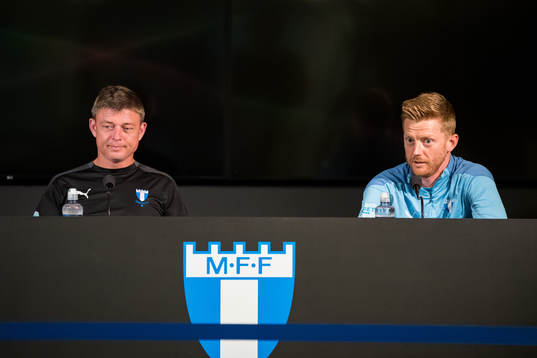 Jon Dahl Tomasson, head coach and Anders Christiansen