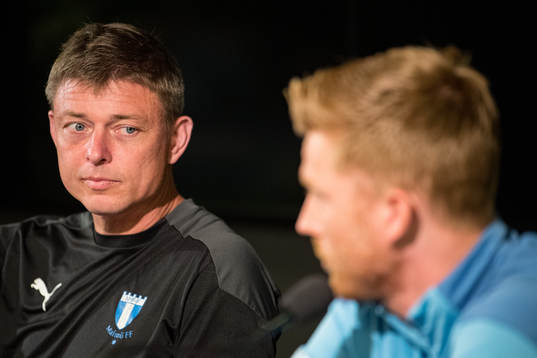 Jon Dahl Tomasson, head coach and Anders Christiansen