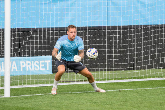 Goalkeeper Johan Dahlin
