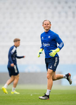 Goalkeeper Jakob Tånnander