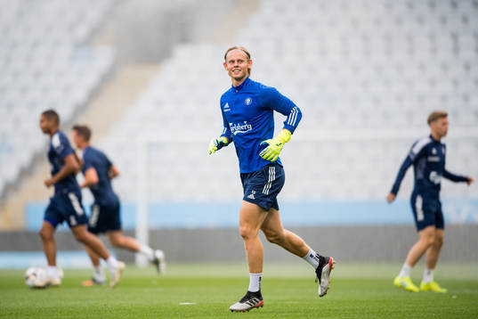 Goalkeeper Jakob Tånnander